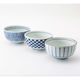 西海陶器 藍屋 丼トリオ 31057 1セット（直送品）