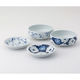 西海陶器 藍花 小皿小鉢ペア 31108 1セット（直送品）