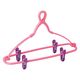 カワタキコーポレーション ズボンハンガー 2個組 ピンク 1セット（3個）