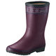 福山ゴム工業 マイローズ レディース長靴 22.5cm U-28/ワイン/22.5 1足（直送品）