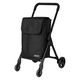 レップ ショッピングカート 前押し4輪カート 折りたたみ 保冷保温 35L ブラック 558324 1個