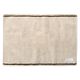 レップ ハータ バスマット ミルト 手織り 綿100% 40×60cm アイボリー 549629 1個