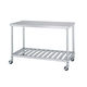 シンコー キャスター付ステンレス作業台 WSCー18060ーU75 1台（直送品）