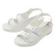 キクスイサンダル 2バックルサンダル 25343800 L KS-102(ホワイト) 1足　ナースサンダル（直送品）