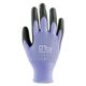 【ウレタン背抜き手袋】 ユニワールド 農家さん手袋 パープル Sサイズ NSR-45 1双