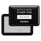 シヤチハタ メタリックカラースタンプパッド シルバー HPM-2-S 1個