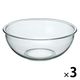 イシガキ 耐熱ガラス ボウル 24cm 3.3L 深型 3689 1セット(3個)