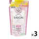 消臭元 SAVON お部屋 キッチン トイレ 玄関用 洗濯したてふんわりフローラルソープ 詰め替え 400ml 1セット（1個×3） 小林製薬