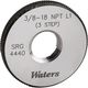 ノガ・ウォーターズ WATERS テーパーねじ用リングゲージ(NPT) WR11/4-111/2NPT 1式 208-9362（直送品）