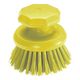 トラスト オールカラー ラウンドスクラブブラシ イエロー 1223605 1個 67-5743-78（直送品）