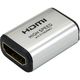 ホーリック HDMI中継アダプタ シルバー HDMIタイプAメスーHDMIタイプAメス HDMIF-HDMIF 1個 64-6229-49（直送品）