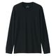 【メンズ】無印良品 紳士 あったか綿 厚手 クルーネック長袖Tシャツ 紳士M 黒 良品計画
