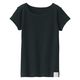 無印良品 ベビー あったか綿 クルーネック半袖Tシャツ ベビー90 黒 良品計画