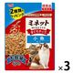 ミネット まぐろチップ＆小魚添え 国産 400g 1セット（1袋×3）スマック 猫用 おやつ