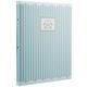 富士フイルム フジカラー ブックサイズアルバム Fー10B(BK) ストライプ(ブルー) F-10B(BK)104824 1冊（直送品）