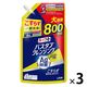 ルックプラス バスタブクレンジング 銀イオンプラス スカッシュシトラス 詰め替え 大型 800ml 1セット（1個×3） ライオン