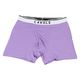 【LAKOLE/ラコレ】 【メンズ】無地ロゴボクサーパンツ パープル L