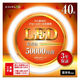 エコリカ 丸形LED 40形 電球色 3000K 2300lm Ra83 工事不要 ECL-FCL40YL 1個