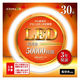 エコリカ 丸形LED 30形 電球色 3000K 1305lm Ra83 工事不要 ECL-FCL30YL 1個
