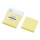 エコー金属 No.1 ふせん紙 75×75mm(イエロー)150枚 1199-293 1袋