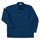 日新被服 長袖シャツ E5514-02-M ネイビー 1着（直送品）