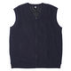 【ヒートベスト】 山善 YAMAZEN ニット暖かベスト （服のみ） ネイビー M YNHV-2024-M 1着