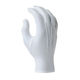 カンダ ボタンホックナイロンストレッチセーム(マチ付)手袋 M 白 4571200410099 1個