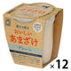 ヤマク食品 甘酒 ノンアルコール 親子で飲むおいしいあまざけ プレーン 180g 1ケース（12個）