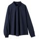 セロリー ブラウス M ネイビー 37221-M 1枚（直送品）