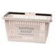 ショッピングバスケット ベージュ LAKOLE/ラコレ
