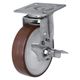 【アウトレット】シシクSISIKUアドクライス ステンレスキャスター 自在ウレタンブレーキ付 SUNJB-150-POTH 1個