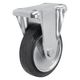 【アウトレット】シシクSISIKUアドクライス スタンダードプレスキャスター ゴム車輪 固定 150径 WK-150 1個