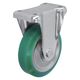 シシクSISIKUアドクライス スタンダードプレスキャスター ウレタン車輪 固定 150径 UWK-150 1個