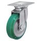 シシクSISIKUアドクライス スタンダードプレスキャスター ウレタン車輪 自在 150径 UWJ-150 1個