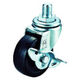 ユーエイ ねじ込み式 自在 キャスター ゴム 車輪径50mm ストッパー付き LT-50RS-M8-14 1個