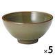 無印良品 萬古焼 飯碗 小 ビードロ釉 約直径12cm 1セット（1個×5） 良品計画