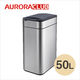 オーロラジャパン センサー付き 左右自動開閉ゴミ箱 50L 幅278×奥行404×高さ553mm シルバー TS50 1台