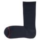【メンズ】無印良品 紳士 足なり直角 あったか綿 足首に沿う靴下 ウール入り 25～27cm ダークネイビー 良品計画