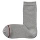 【レディース】無印良品 婦人 足なり直角 履き口やわらか あったか綿 靴下 ウール入り 口ゴムなし 23～25cm グレー