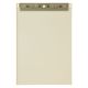 リヒトラブ Mutual 超薄型クリップボード<フック穴付> 抗菌 A4 アイボリー A2067-16 1枚