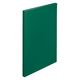 Mutual クリヤーブック ファイル 固定式ファイル フラット 厚口ポケット トップインタイプ A4 20P ディープグリーン N2400-7 1冊