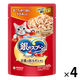 銀のスプーン まぐろ・かつお・ささみ入り 60g 4袋 キャットフード パウチ