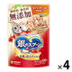 銀のスプーン 無添加 まぐろ・かつおにささみ入り 60g 4袋 ユニ・チャーム キャットフード 猫用 パウチ