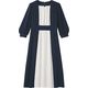 ハネクトーン早川 ワンピース ネイビー×ホワイト 15号 7743-1-15 1枚（直送品）