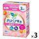 ロリエ さらピュア吸水 超吸収スリム 3cc パウダリーフラワーの香り 1セット（44枚入×3パック） 花王