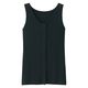 【レディース】無印良品 婦人 前開きタンクトップ 婦人S 黒 良品計画