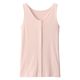 【レディース】無印良品 婦人 前開きタンクトップ 婦人S ライトピンク 良品計画