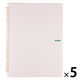 プラス イトオシ ツインリング型ファイル A4 9ポケットタイプ オフホワイト 91839 1セット（1冊×5）