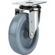 サムソンキャスター SAMSONG ステンレスキャスター 自在 ウレタン 125mm TP5150-01-PLY 1個 114-3164（直送品）