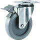 サムソンキャスター SAMSONG ステンレスキャスター 自在SP付 ウレタン 125mm TP5150-01-PLY-SWB 1個（直送品）